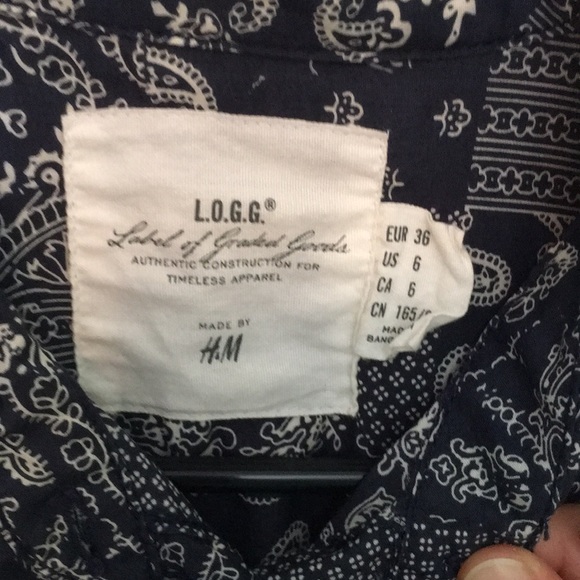 NWOT H&M Button down shirt - Picture 5 of 5